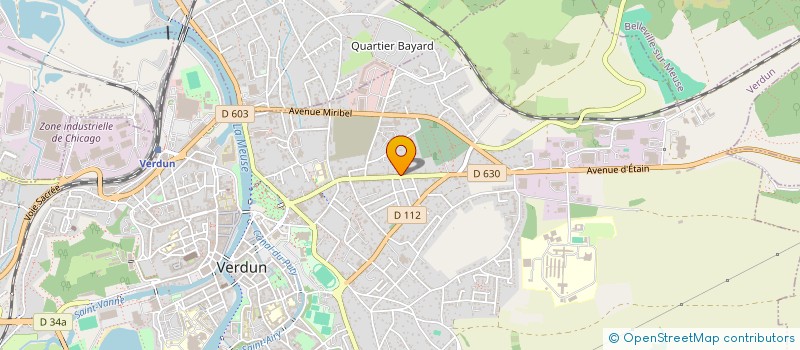 localisation de l'entreprise MONSIEUR ALEXANDRE MATHIEU à VERDUN