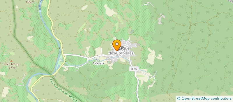 localisation de l'entreprise MONSIEUR ALEXANDRE MATHIEU BURGAYRAN  VILLESEQUE-DES-CORBIERES