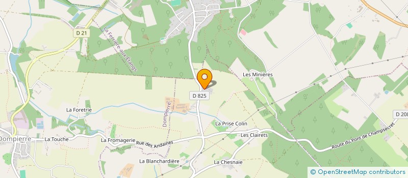 localisation de l'entreprise MONSIEUR ALEXANDRE MAUGER à SAINT-BRICE