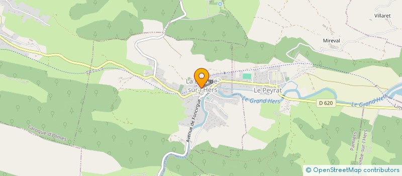 localisation de l'entreprise MONSIEUR ALEXANDRE MAUNET à LA BASTIDE-SUR-L'HERS
