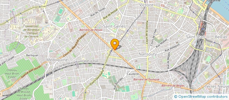 localisation de l'entreprise MONSIEUR ALEXANDRE MAURICE  BORDEAUX