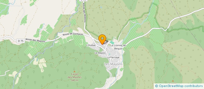 localisation de l'entreprise MONSIEUR ALEXANDRE MAYNIAL  LE THORONET