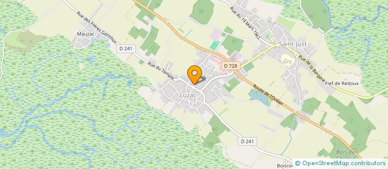 localisation de l'entreprise MONSIEUR ALEXANDRE MAZOIN  SAINT-JUST-LUZAC