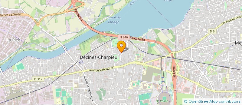 localisation de l'entreprise MONSIEUR ALEXANDRE MCHICH  DECINES-CHARPIEU