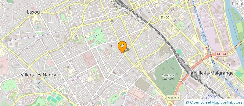 localisation de l'entreprise MONSIEUR ALEXANDRE MEAUX  NANCY