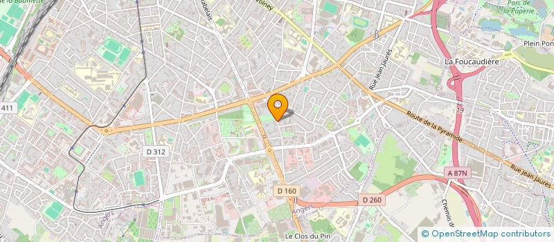 localisation de l'entreprise MONSIEUR ALEXANDRE MEFFRAY à ANGERS