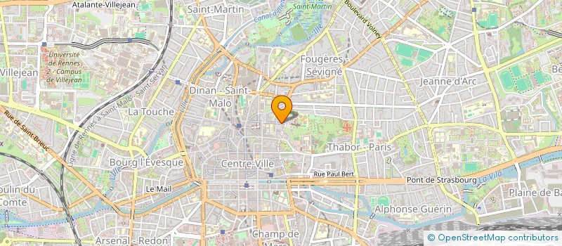 localisation de l'entreprise MONSIEUR ALEXANDRE MEGRET  RENNES