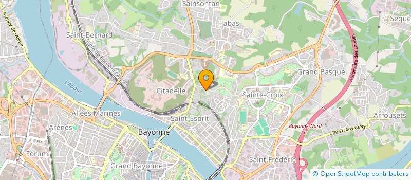 localisation de l'entreprise MONSIEUR ALEXANDRE MEIRINHO  DAX