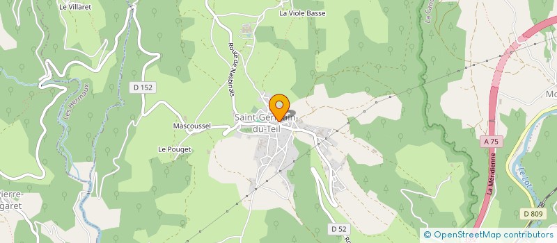 localisation de l'entreprise MONSIEUR ALEXANDRE MEJEAN  SAINT-GERMAIN-DU-TEIL