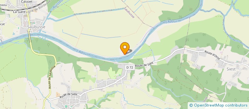 localisation de l'entreprise MONSIEUR ALEXANDRE MELILLI  SAUBUSSE