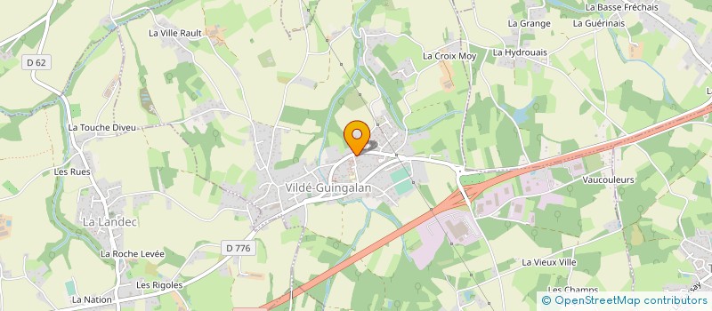 localisation de l'entreprise MONSIEUR ALEXANDRE MENAGE  VILDE-GUINGALAN