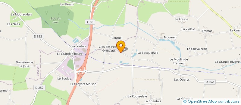 localisation de l'entreprise MONSIEUR ALEXANDRE MENANTEAU à GUIPRY-MESSAC