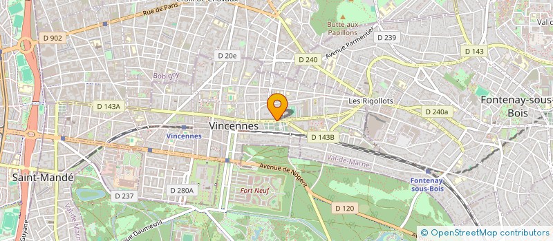 localisation de l'entreprise MONSIEUR ALEXANDRE MENCE à VINCENNES