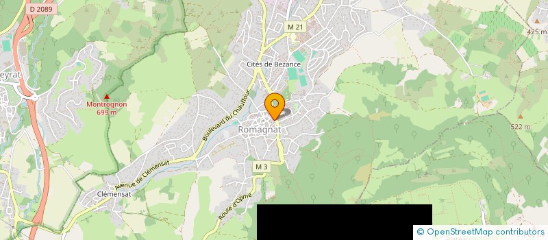 localisation de l'entreprise MONSIEUR ALEXANDRE MENDES BOUBON  ROMAGNAT