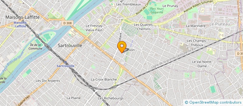 localisation de l'entreprise MONSIEUR ALEXANDRE MENDES XAVIER à SARTROUVILLE