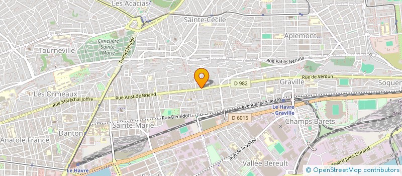 localisation de l'entreprise MONSIEUR ALEXANDRE MENDY  LE HAVRE