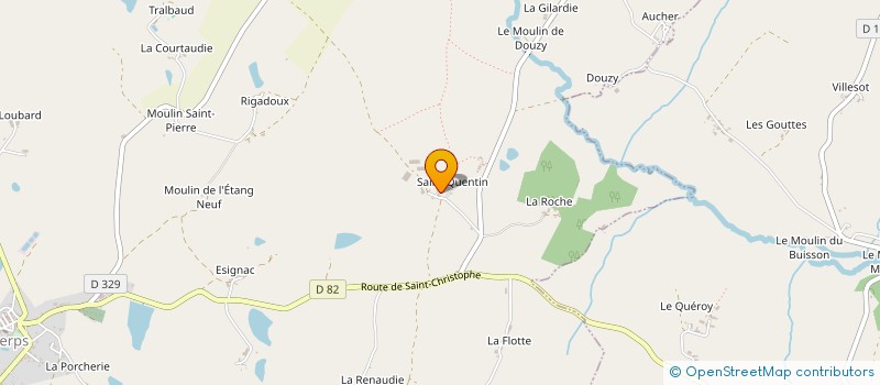 localisation de l'entreprise MONSIEUR ALEXANDRE MENETRIER-MONDEME à LESTERPS