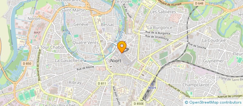 localisation de l'entreprise MONSIEUR ALEXANDRE MENEZ à NIORT