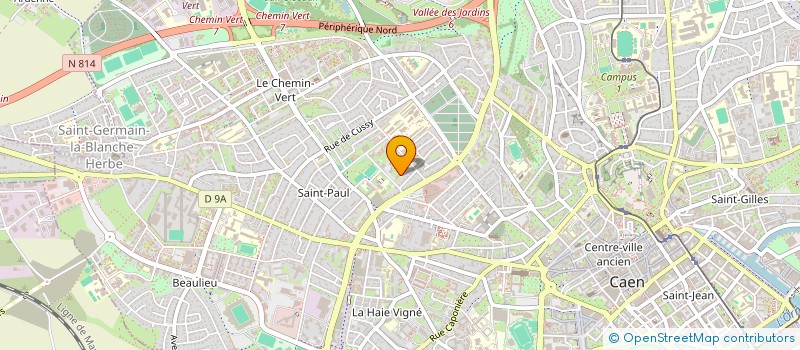 localisation de l'entreprise MONSIEUR ALEXANDRE MENEZES à CAEN