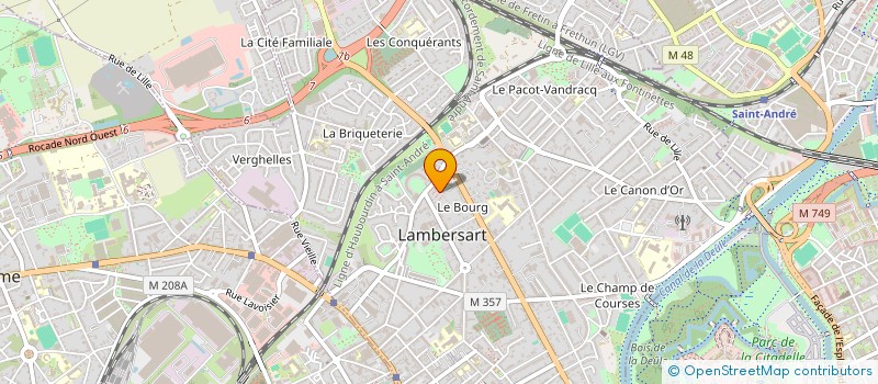 localisation de l'entreprise MONSIEUR ALEXANDRE MENU à LAMBERSART