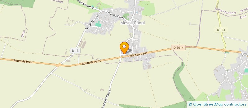 localisation de l'entreprise MONSIEUR ALEXANDRE MEQUIGNON  MESNIL-RAOUL