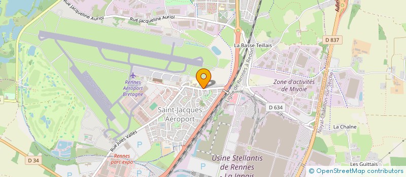 localisation de l'entreprise MONSIEUR ALEXANDRE MERCIER  SAINT-JACQUES-DE-LA-LANDE