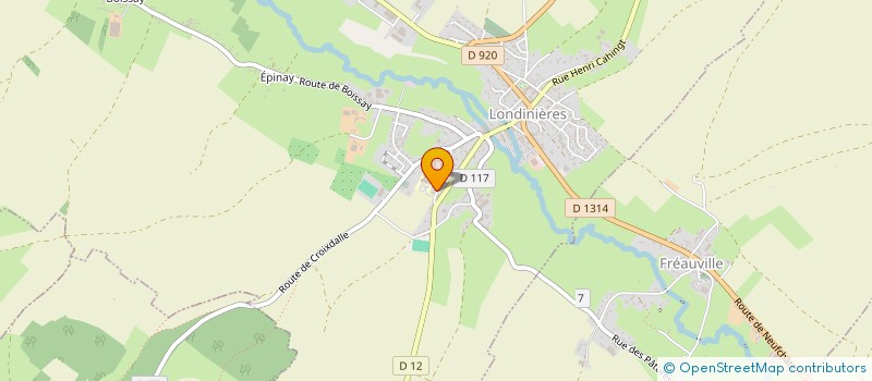 localisation de l'entreprise MONSIEUR ALEXANDRE MERCIER  LONDINIERES