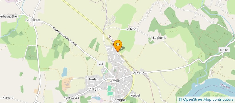 localisation de l'entreprise MONSIEUR ALEXANDRE MERCURY  ARZAL