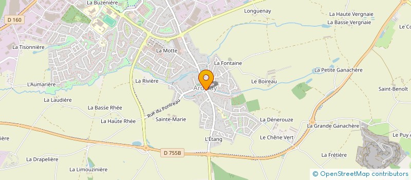 localisation de l'entreprise MONSIEUR ALEXANDRE MERLET à LES HERBIERS