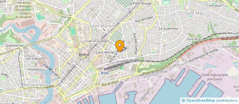 localisation de l'entreprise MONSIEUR ALEXANDRE MERRIEN à BREST