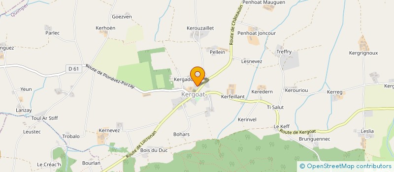 localisation de l'entreprise MONSIEUR ALEXANDRE METAYER  QUEMENEVEN