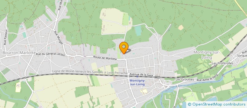 localisation de l'entreprise MONSIEUR ALEXANDRE METENIER  MONTIGNY-SUR-LOING