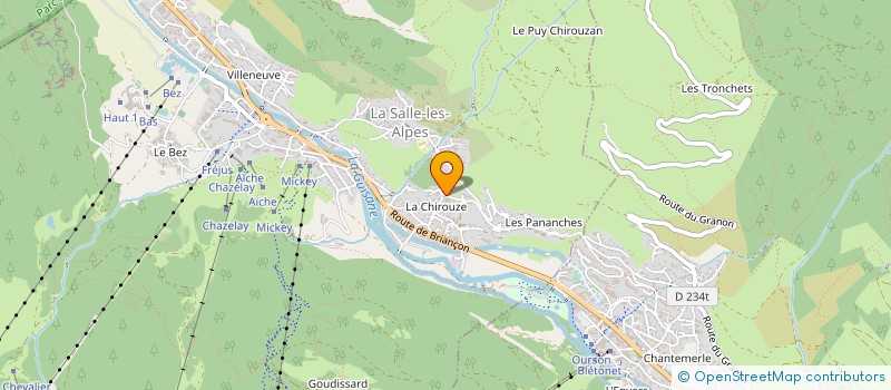 localisation de l'entreprise MONSIEUR ALEXANDRE MEUNIER  LA SALLE-LES-ALPES