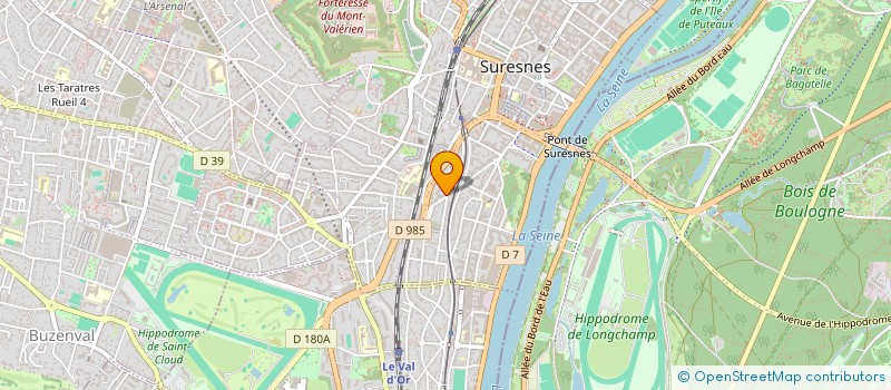 localisation de l'entreprise MONSIEUR ALEXANDRE MEUNIER  SURESNES