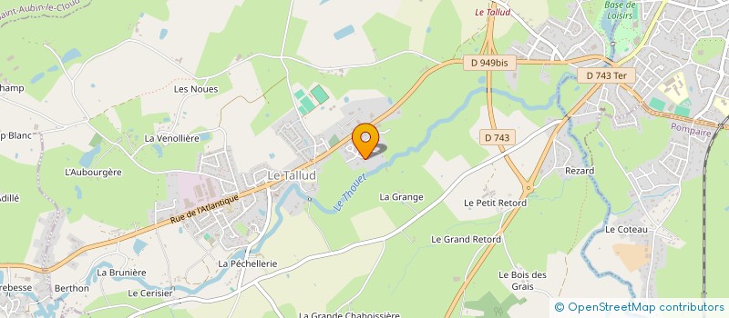 localisation de l'entreprise MONSIEUR ALEXANDRE MEUNIER  LE TALLUD