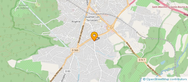localisation de l'entreprise MONSIEUR ALEXANDRE MEURICE à SAINT-MAXIMIN-LA-SAINTE-BAUME