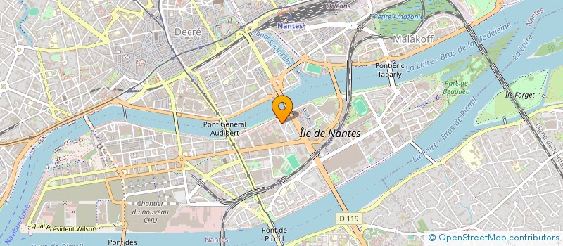 localisation de l'entreprise MONSIEUR ALEXANDRE MEURICE  NANTES
