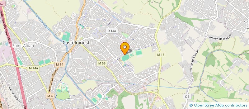 localisation de l'entreprise MONSIEUR ALEXANDRE MEVELEC à CASTELGINEST