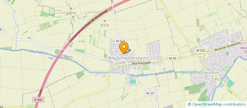 localisation de l'entreprise MONSIEUR ALEXANDRE MEYER  BREUSCHWICKERSHEIM