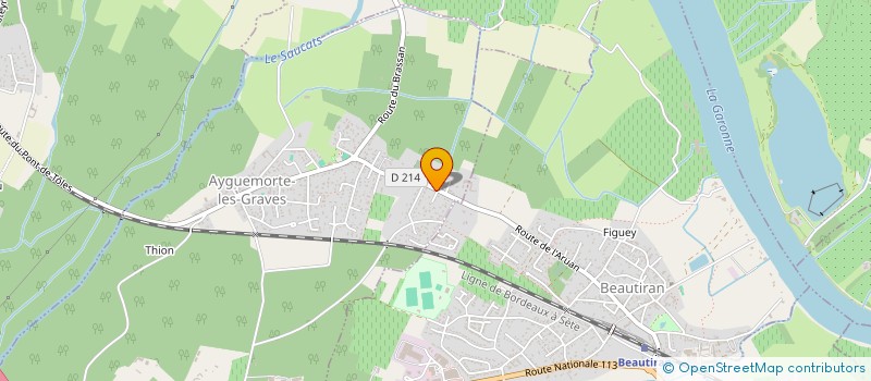 localisation de l'entreprise MONSIEUR ALEXANDRE MEYNARD  AYGUEMORTE-LES-GRAVES