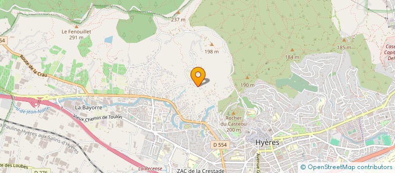 localisation de l'entreprise MONSIEUR ALEXANDRE MEZENCEV  HYERES