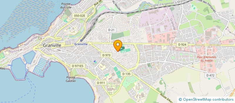 localisation de l'entreprise MONSIEUR ALEXANDRE MICAS  GRANVILLE