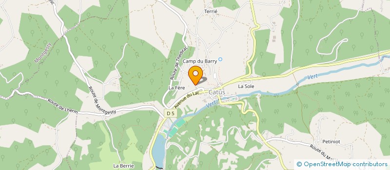 localisation de l'entreprise MONSIEUR ALEXANDRE MICHAU  CATUS