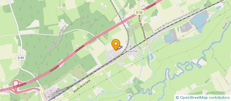 localisation de l'entreprise MONSIEUR ALEXANDRE MICHAUT  BEILLE