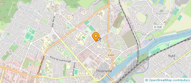 localisation de l'entreprise MONSIEUR ALEXANDRE MICHEL à THIONVILLE