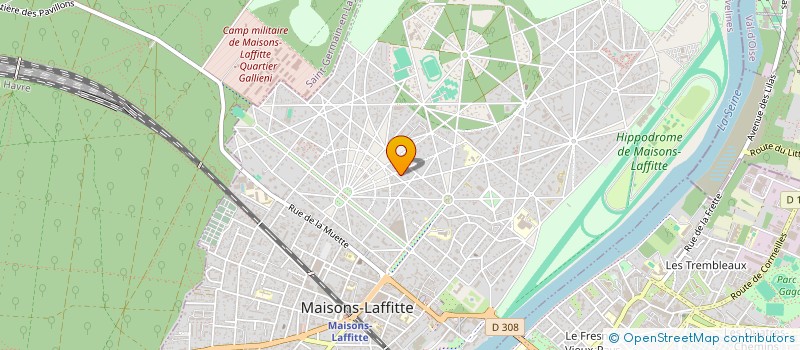 localisation de l'entreprise MONSIEUR ALEXANDRE MICHEL  MAISONS-LAFFITTE