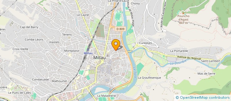 localisation de l'entreprise MONSIEUR ALEXANDRE MICHELITZ à MILLAU