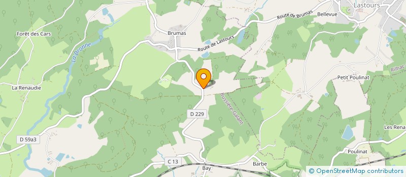 localisation de l'entreprise MONSIEUR ALEXANDRE MIERMONT  JUMILHAC-LE-GRAND