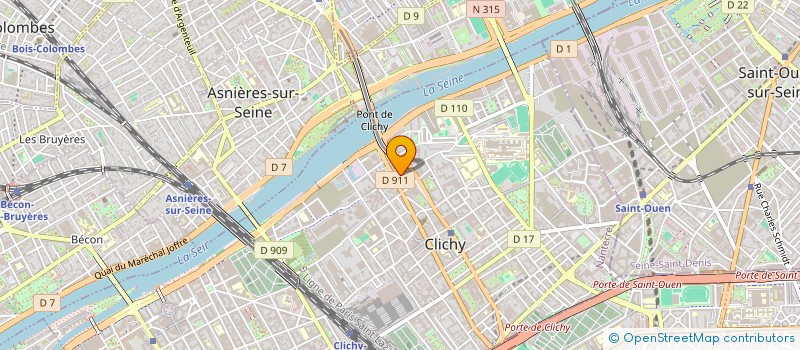 localisation de l'entreprise MONSIEUR ALEXANDRE MIGLIORE à CLICHY