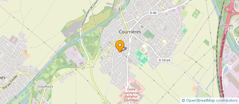 localisation de l'entreprise MONSIEUR ALEXANDRE MIGNARD  COURRIERES